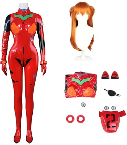 エヴァンゲリオン　アスカ　プラグスーツsサイズ　ジャンク品　コスプレ衣装 Amazon.co.jp: 式波・アスカ・ラングレー プラグスーツ コスプレ